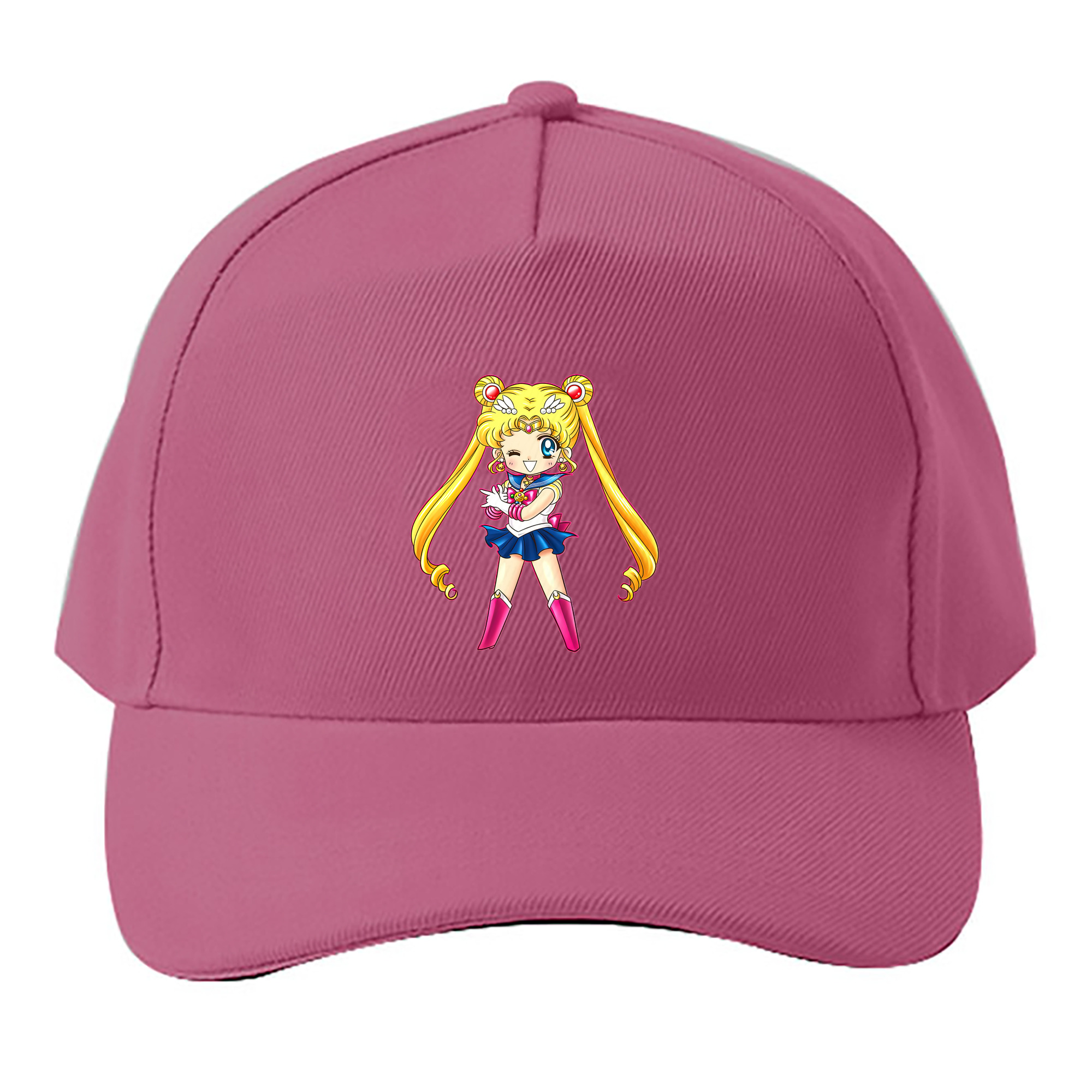 （画像用） 美少女戦士セーラームーン 月野 うさぎ つきの うさぎ Sailor Moon Tsukino Usagi ベースボールキャップ 綿100％ 男女兼用 帽子 スポーツ